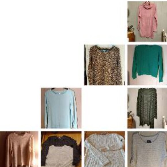 Sweater Bundle Lot of 10 Women's Size Large Sweaters - Picture 1 of 10